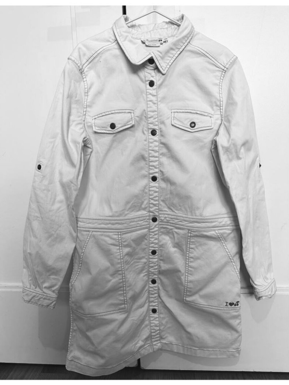 Bonpoint light blue denim girls size 12
